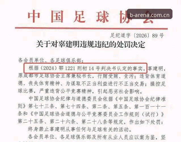 BSports体育竞技平台深度解析中国足协第三批禁足令：行业整顿完整指南